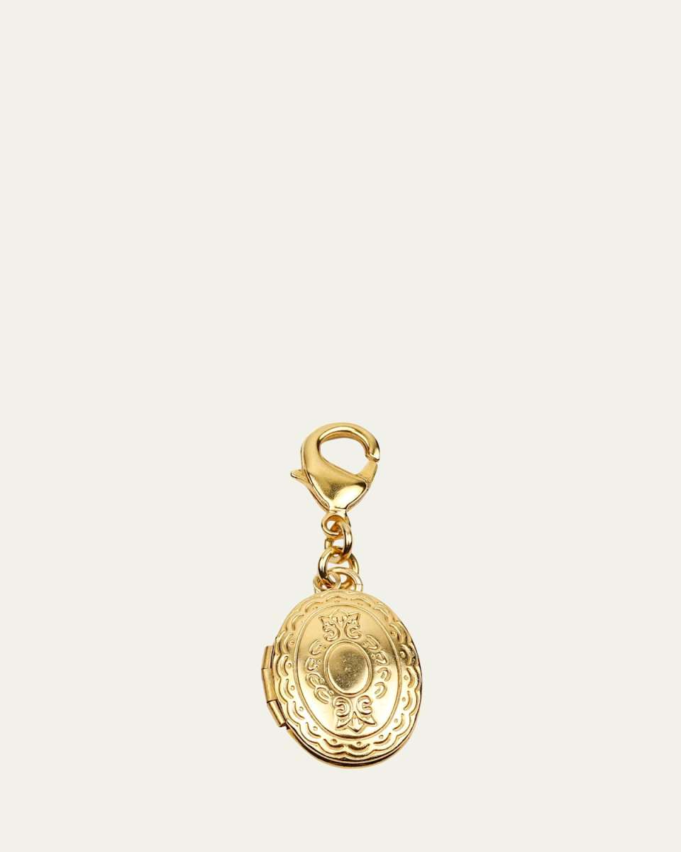 Engraved Chain Locket Charm